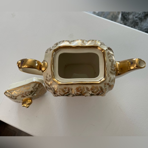 Vintage Sadler England Cube “Pinkie” Crinoline Lady Teapot, Marked 1925 - Picture 4 of 7